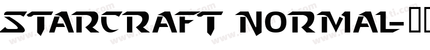 Starcraft Normal字体转换